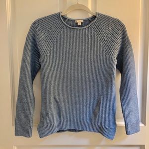 Cozy Gap Crew Neck Sweater